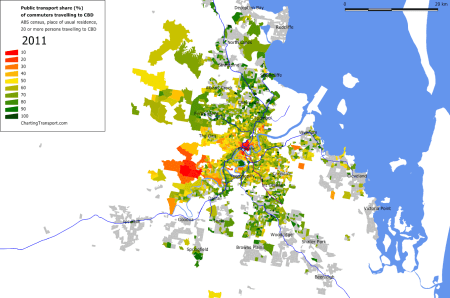 Bris 2011 SA1 PT share to CBD