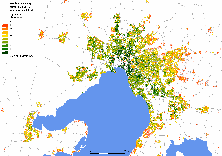 Melbourne mesh block density