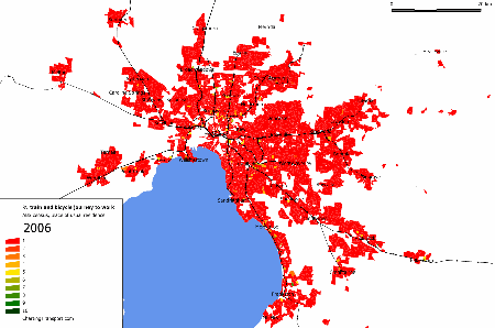 Melb bicycle + train
